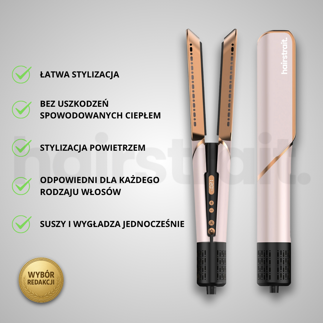 Hairstrait – Luksusowa prostownica 2 w 1