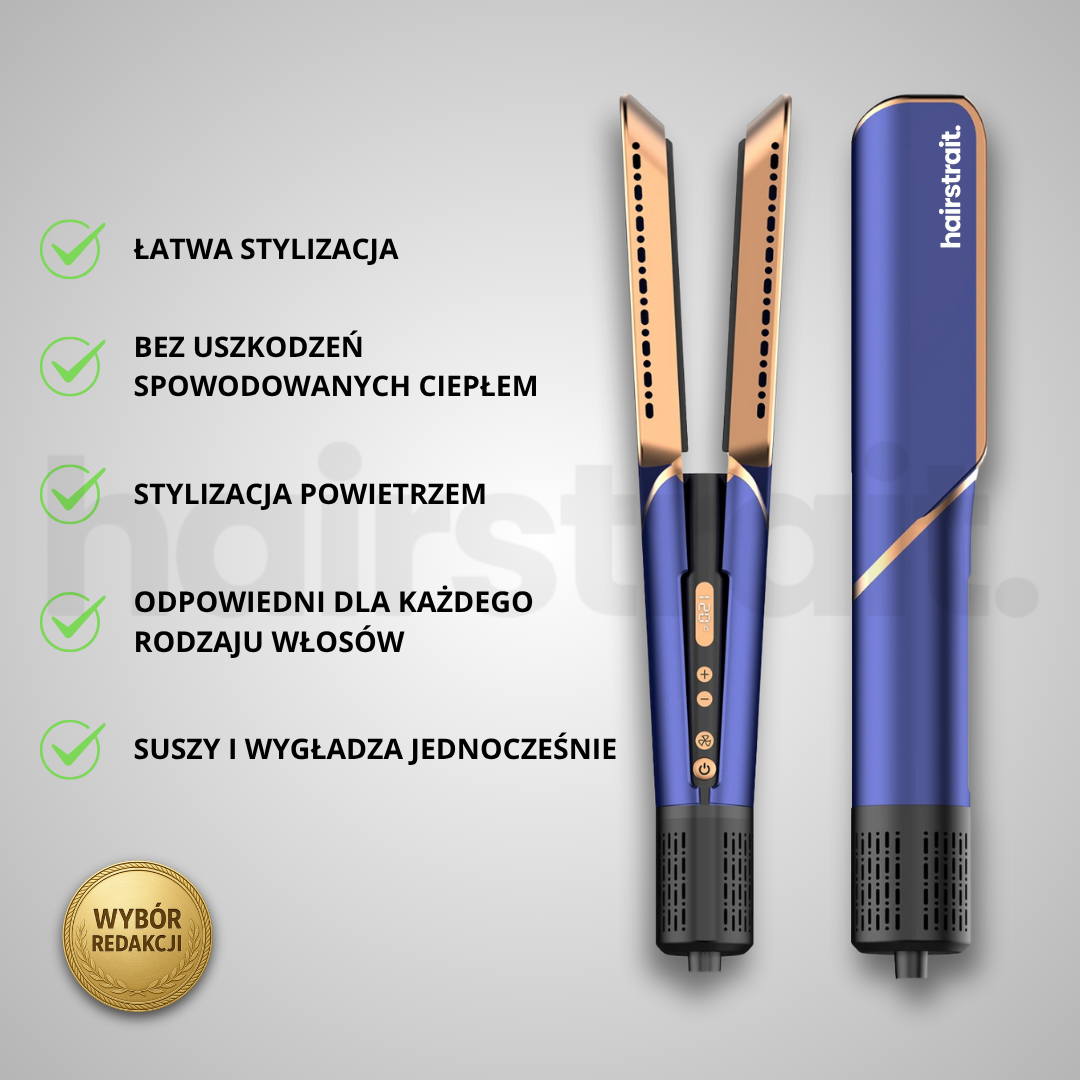 Hairstrait – Luksusowa prostownica 2 w 1