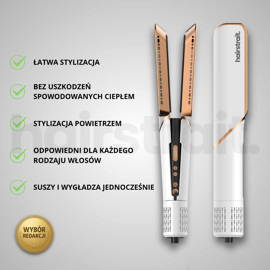 Hairstrait – Luksusowa prostownica 2 w 1