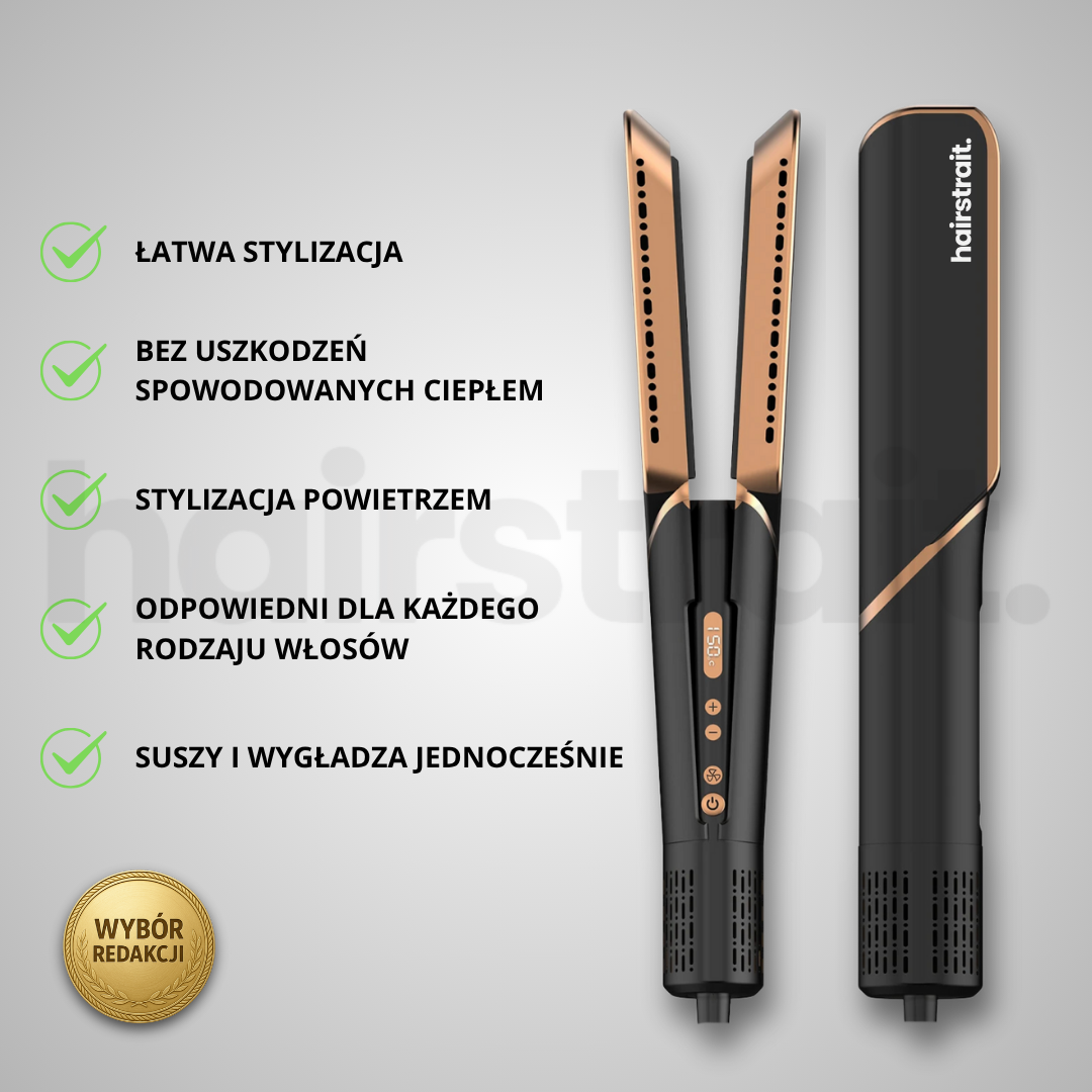 Hairstrait – Luksusowa prostownica 2 w 1